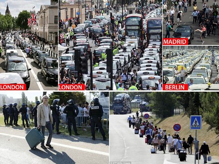 Uber, Aplikasi `Pesan Taksi` Picu Mogok Massal di Eropa